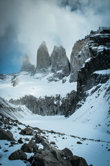 torres del paine frio