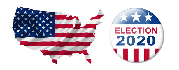 Titel: Election day in United States. 3d rendering