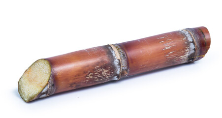 sugarcane isolated on white background clipping path