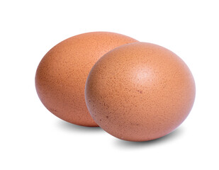 egg fresh raw isolated on white background