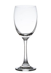 empty glass water isolated on white background clipping path