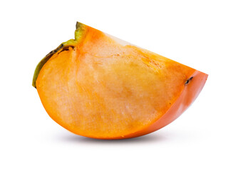 Persimmon fruit isolated on white background