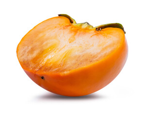 Persimmon fruit isolated on white background