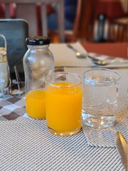 glass of orange juice