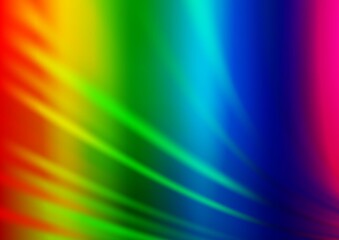 Light Multicolor, Rainbow vector glossy bokeh pattern.