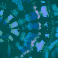 Tie Dye Spiral. Blue Batik Fabric. Tye Dye 