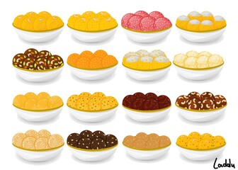 All Indian Sweets or Mithai Like Boondi,Meva,Dryfruit,Coconut,Ragi,Atta Laddu