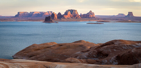 Views from Lake Powell on some sunny September days.