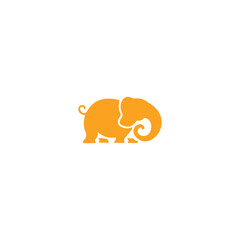 illustration logo templet icon elephant