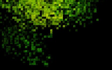 Dark Green vector pattern in square style.