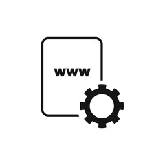 Web development icon design isolated on white background