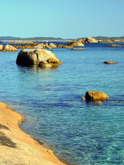 View of Greens Pool beach in Denmark Western Australia