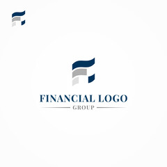 Financial Advisors Logo Design Template Vector Icon