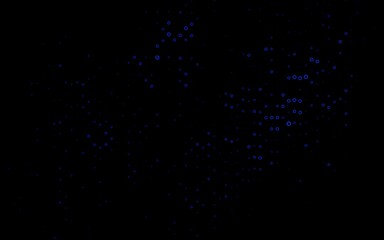 Dark Black vector layout with circle shapes.