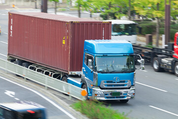 Naklejka premium トレーラー