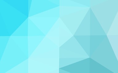 Obraz premium Light BLUE vector polygonal template.