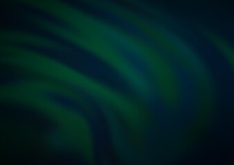 Dark Green vector bokeh template.
