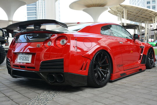Nissan GTR at Sportline Magazine Auto Show in Quezon City, Philippines
