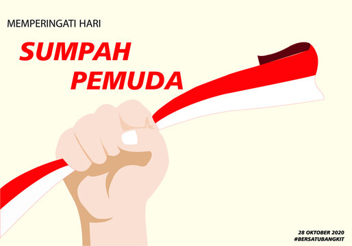 greeting to celebrate Sumpah Pemuda in Indonesia