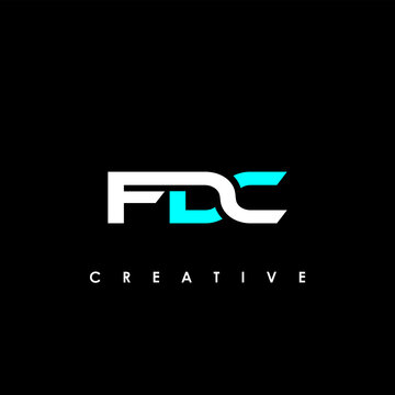 FDC Letter Initial Logo Design Template Vector Illustration