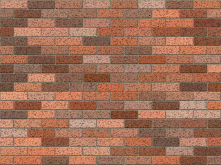 Brick wall background texture or wallpaper illustration