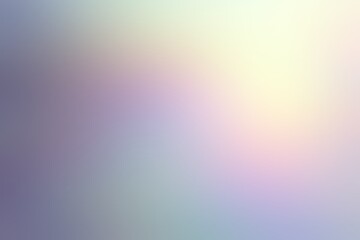 Holographic defocus background for fantasy decor. Blue pink lilac yellow gradient wavy pattern.