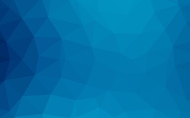 Fototapeta premium Light BLUE vector abstract polygonal cover.