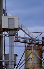 工業地帯の一角