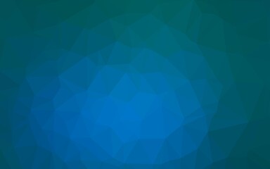 Fototapeta premium Light BLUE vector abstract polygonal layout.