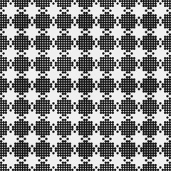 Abstract Cross Pattern Dots Logo generative computational art illustration