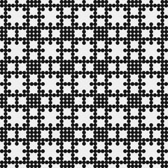 Abstract Cross Pattern Dots Logo generative computational art illustration