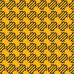 vector seamless pattern modern stylish abstract black yellow