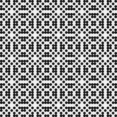 Abstract Cross Pattern Dots Logo generative computational art illustration