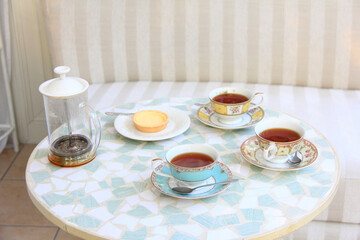 コンサバトリーのティータイム