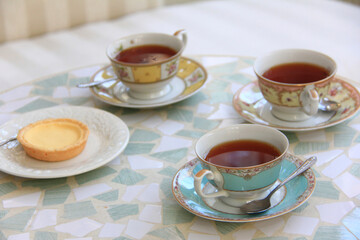 コンサバトリーのティータイム