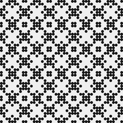 Abstract Cross Pattern Dots Logo generative computational art illustration