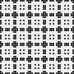 Abstract Cross Pattern Dots Logo generative computational art illustration