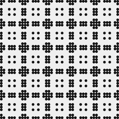 Abstract Cross Pattern Dots Logo generative computational art illustration