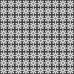 Abstract Cross Pattern Dots Logo generative computational art illustration