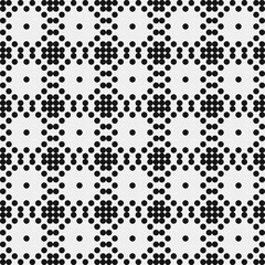 Abstract Cross Pattern Dots Logo generative computational art illustration