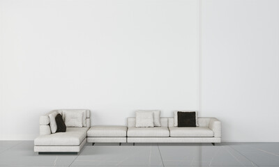 modern interior with sofa