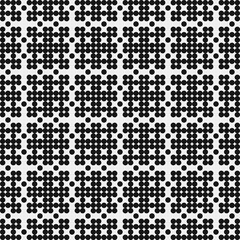 Abstract Cross Pattern Dots Logo generative computational art illustration