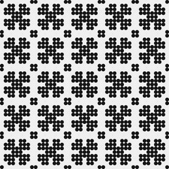 Abstract Cross Pattern Dots Logo generative computational art illustration