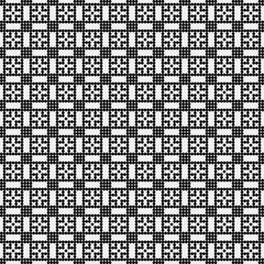 Fototapeta premium Abstract Cross Pattern Dots Logo generative computational art illustration