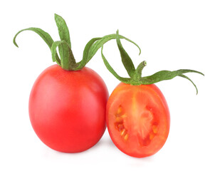 Tomatoes isolated on white background