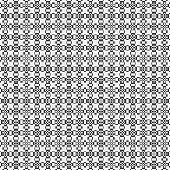 Abstract Cross Pattern Dots Logo generative computational art illustration