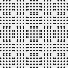 Obraz premium Abstract Cross Pattern Dots Logo generative computational art illustration