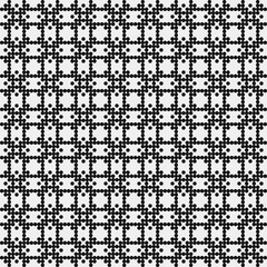 Abstract Cross Pattern Dots Logo generative computational art illustration
