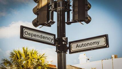 Street Sign to Autonomy versus Dependency