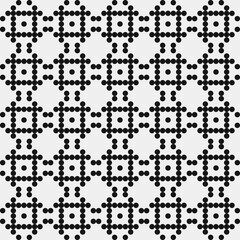 Abstract Cross Pattern Dots Logo generative computational art illustration